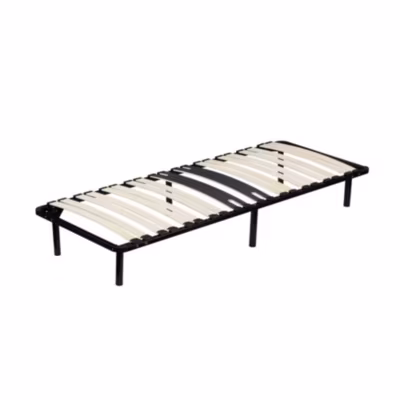 Sommier 80×200 – cadre a lattes renforce – 6 pieds metal – hauteur 29 cm – montage rapide – confort optimal –  – soutien ferme