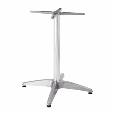 Pied de table gris en aluminium 72 cm Bradford  Oviala