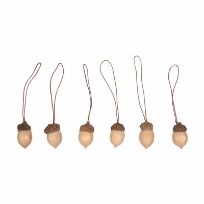 6 Glands Décoratifs à suspendre – 2 x 3,5 cm