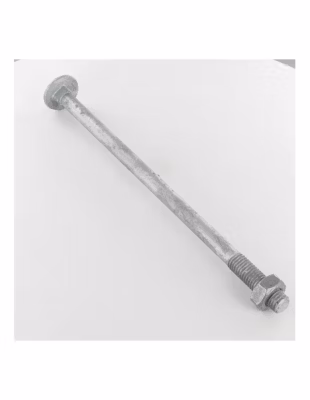 Boulon (vendu avec Ecrou) TRCC JAPY tête ronde collet carré M12X260 Filetage partiel Forte tenue à la – 1 pièce