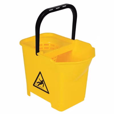 Seau essoreur code couleur jaune Jantex