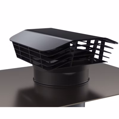 Sortie de toit VMC plastique ANJOS CTP2 chapeau pour toiture incliné diamètre 160 – Couleur Ardoise