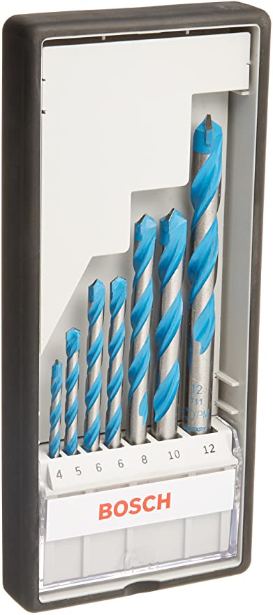Assortiment de forets polyvalents CYL-9 Multi Construction  4/5/6/6/8/10/12 mm 2607010543