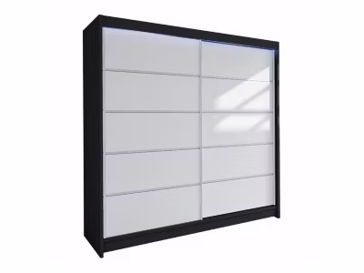 Armoire Closico Cavaris IV, Nombre d&rsquo;étagères: 5, 215x180x58cm