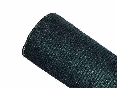 Brise-vue 85% – Vert/Noir – 130gr/m² – Sans Boutonnières Vert/Noir 1.2m x 5m