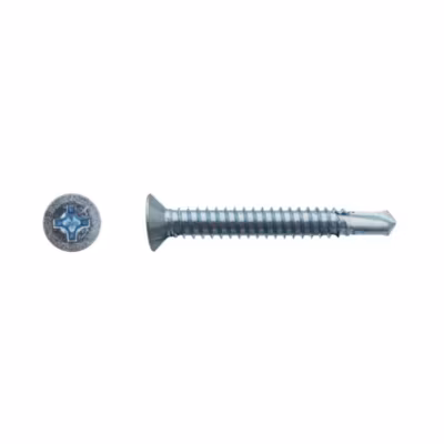 500 Vis Autoperceuses Tête Cylindrique Phillips 3.5 x 9.5 mm – DIN 7504 M – Zingué blanc – D-Work