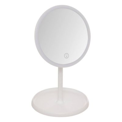 Miroir lumineux L19cm blanc – Blanc- 5five