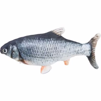Poisson frétillant avec catnip, rechargeable par usb pour chats