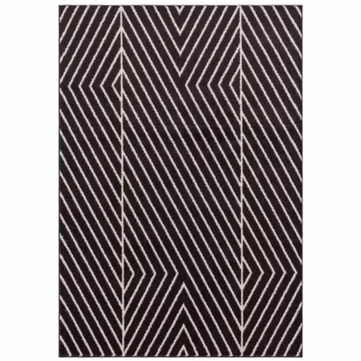 Tapis salon et chambre tissé plat moderne LINEN 160×230 cm