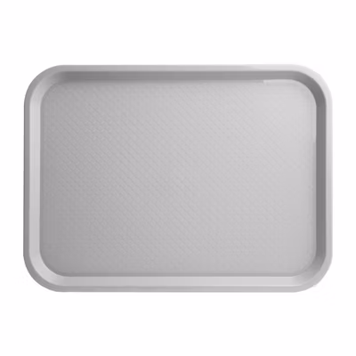 Plateau Fast Food 345 x 265 mm – 7 Couleurs – Kristallon – Gris – l34.5- L0.1- P26.5- h0.1- Polypropylène