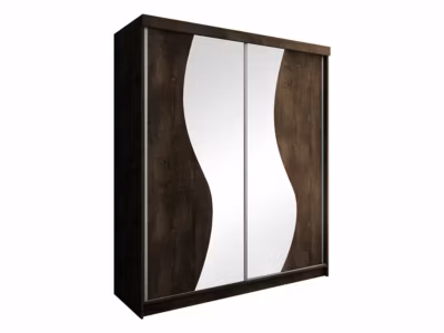 Armoire Dover 105, Nombre d&rsquo;étagères: 9, 200x200x62cm
