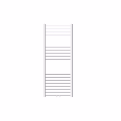 Radiateur Design Sahara Non Electrique – 500 x 1200 mm – Blanc – Connexion Central – sans Kit de Raccordement – Forme Droit