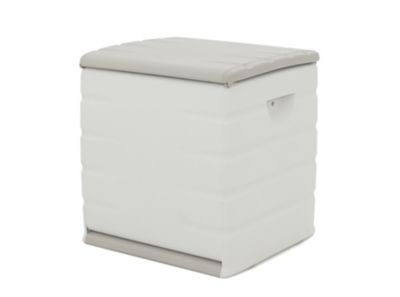 Coffre de rangement 90L intérieur/extérieur coloris beige – Longueur 60 x Profondeur 53 x Hauteur 61 cm