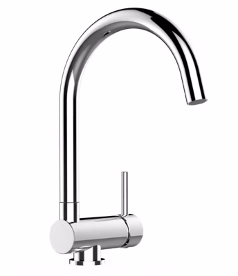 Mitigeur de cuisine Rabattable Sous Fenêtre 6 cm Chromé Robinet Bec Pivotant