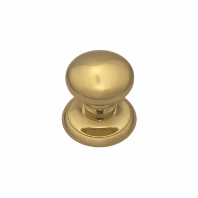 Bouton fixe de tirage de porte en Laiton D70 mm Laiton PVD Haute resistance