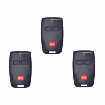 Lot de 3 Télécommandes BFT MITTO B RCB 02 pour portails et garages