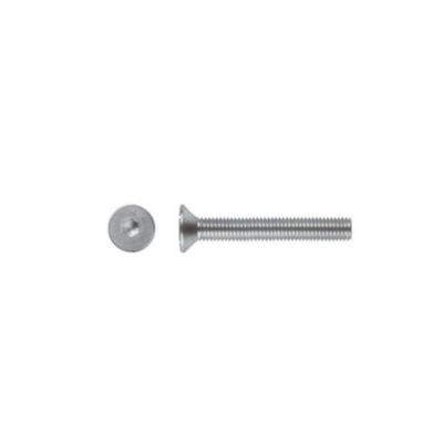 50 Vis Métaux Tête Fraisée 6 Pans Creux FHC 8 x 40 mm – DIN 7991 – Inox A4L80 – D-Work