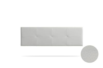 Tête de Lit Tapisée ALTEA Simili cuir 160x50x5 cm – Gris Clair – Moonia