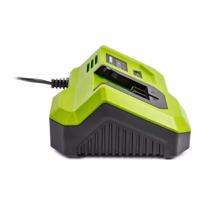 Chargeur rapide – FIELDMANN – Pour batterie 20V – Charge 2Ah en 30 min – Compatible 2Ah, 4Ah, 8Ah
