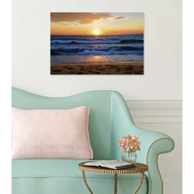 Tableau toile XXL en kit Sea Sunset 60 x 40 cm – Toile textile sans PVC