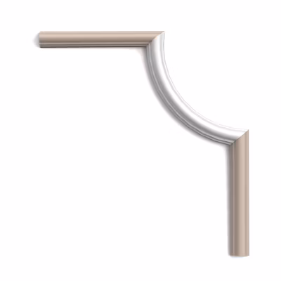 Cimaise classique aux courbes rustiques PX103A