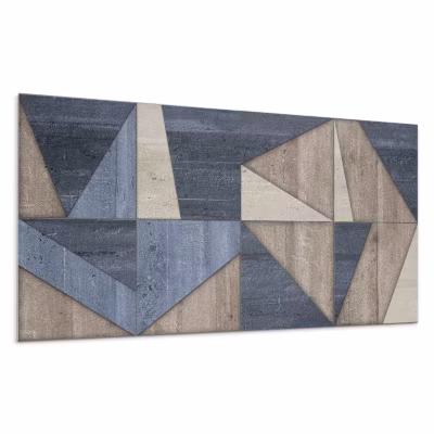 Panneau Mural Wallfluent 100×50 cm Motif À Chevrons 1 pièce