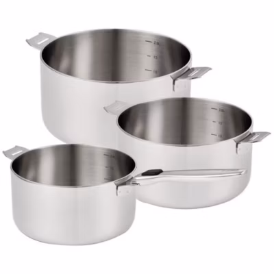 Série de 3 casseroles inox 16/18/20cm Beka 101210 r&rsquo;Évolution