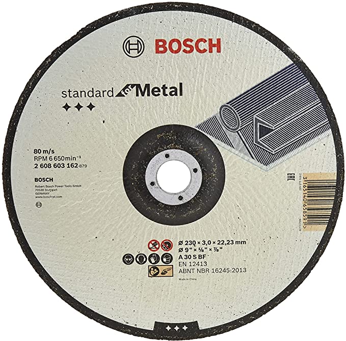 Disq à tronçonner  déporté Standard for Metal – A 30 S BF, 230 mm, 22,23 mm, 3,0 mm 2608603162