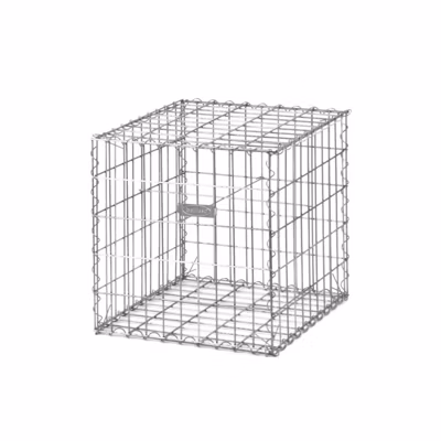 Gabion renforcé fil 4,5 mm à spirales – Gris galvanisé 50 x 50 x 50 cm