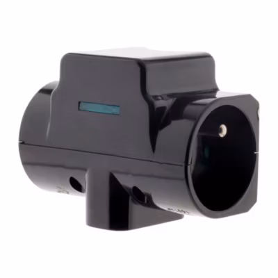 Triplite parafoudre 2x16A 2P+T + 1x6A 2P – Noir – Zenitech