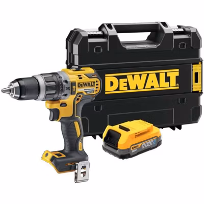 Perceuse visseuse a percussion dewalt powerstack sans fil 70.0 Nm 460 W 18 V 1.7 Ah