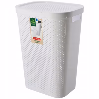 CURVER Panier à linge 60 L Blanc