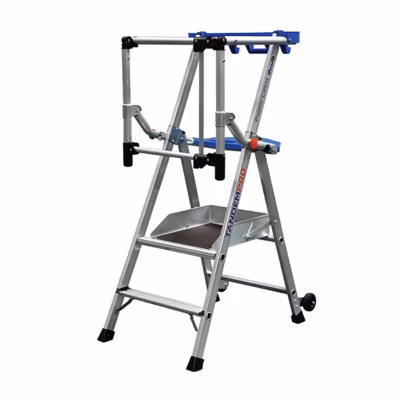 PIRL aluminium 2 marches – Hauteur max. de travail 2.52m – PIRLF2-P/ALU