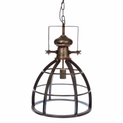 Suspension Niko noire – métal D40 cm – Atmosphera