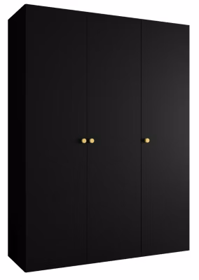 Armoire Parma 1 a portes battantes H. 202 x L.150 x P. 52, 3 portes