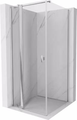 Mexen Mist T cabine de douche pivotante 85 x 85 cm, transparent, chrome – 8A4T-085-085-01-00