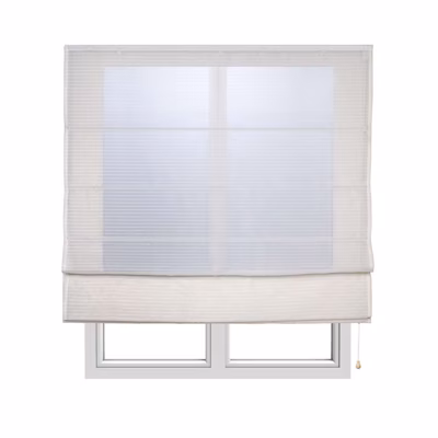 Store Bateau avec baleines Rayures blanches 90 x 175 cm