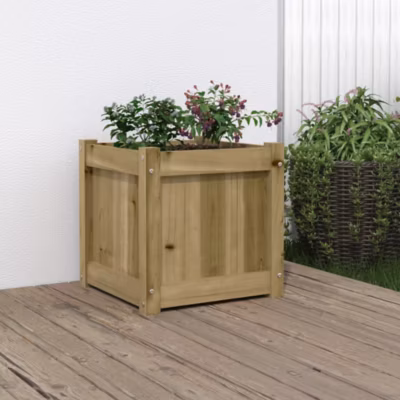 Jardinière,Pot de fleur,Bac à fleurs 40x40x40 cm bois de pin imprégné