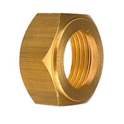 Ecrou à collet battu 26×34 – 28 laiton – GARIS – D02017B