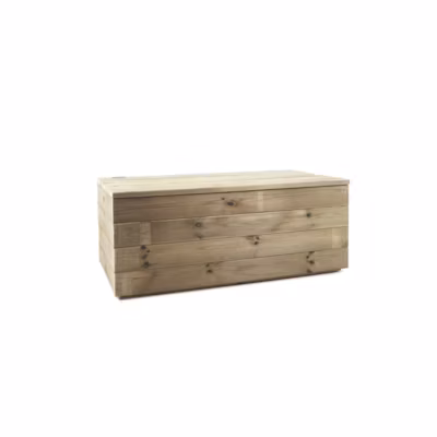 Coffre en Bois Tanoa Traité VidaHuerto 100x50x40 cm