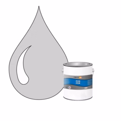 Peinture fer antirouille – Laque extérieure Semi-Brillante POK FER – 1L – RAL 7047 – Télégris 4