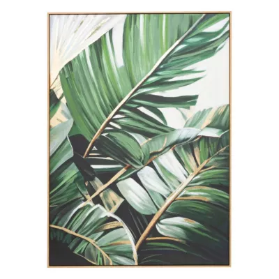 Toile peinte encadrée Tahina 100x140cm – Atmosphera