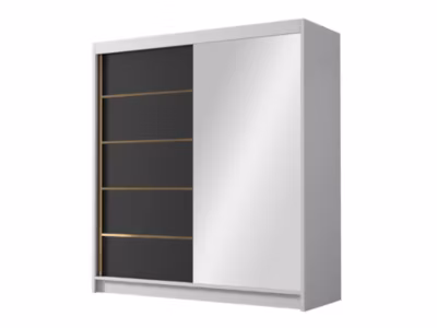 Armoire Closico Vallor III, 215x180x58cm