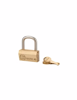 Cadenas à clé Nautic UNIKEY (achetez-en plusieurs, ouvrez avec la même clé), 45mm, 3 clés – THIRARD
