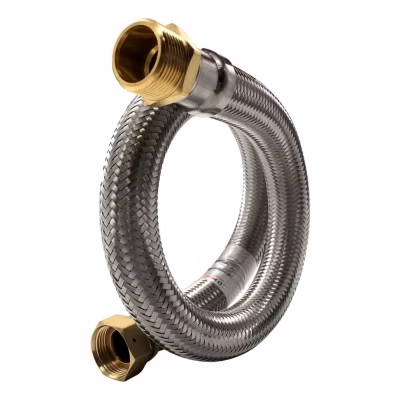 Flexible Inox 40mm Intérieur M-f 1&Prime;1/2 (40/49) Longueur 50cm