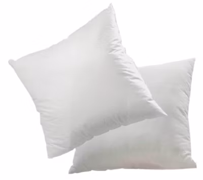 Lot De 2 Oreillers Moelleux Coton Percale – 65 x 65 – 31154