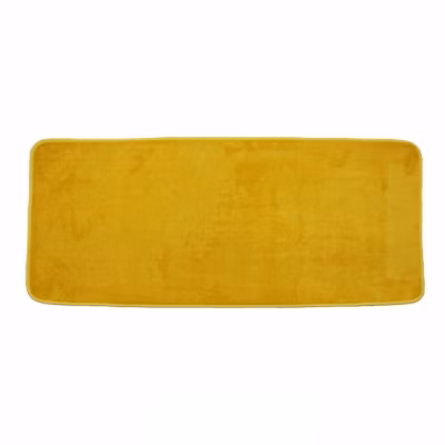 Tapis de Bain Microfibre « Vitamine » 50x120cm Miel