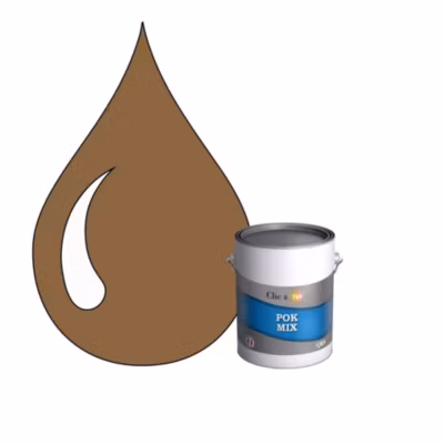 POK MIX : Peinture Meuble Satinée Multi-supports Intérieur – 1L – RAL 1011 – Beige Brun – Clic & Pok