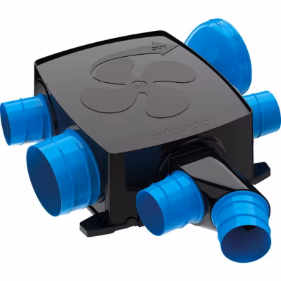 VMC simple flux hygroréglable Hygrocosy Flex Atlantic Climatisation – 230 V – 48 dB – Jusqu&rsquo;à 4 sanitaires
