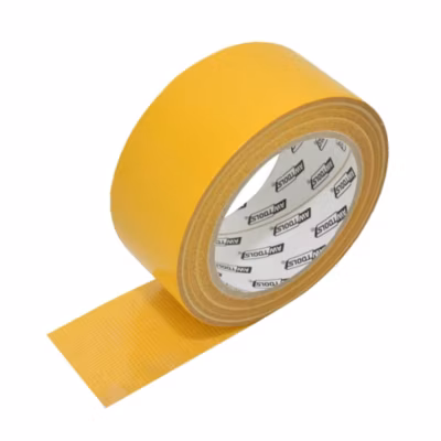 AW Tools – Ruban de moquette motif/style double-face Jaune (25 m x 4,8 cm)
